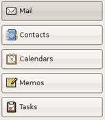 Evolution e-mail and contact software; click to view full-size image.