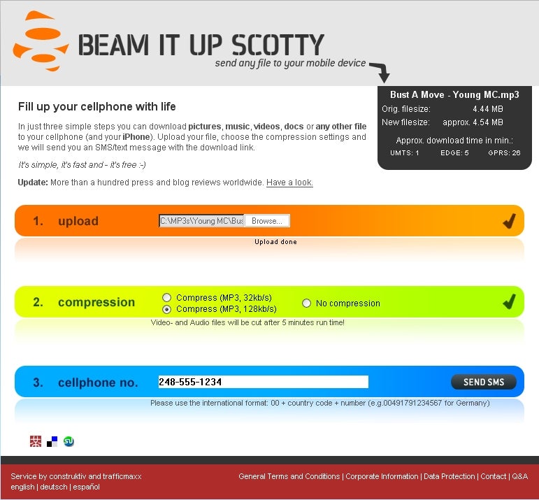 Beam It Up Scotty; click for full-size image.