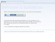Microsoft Internet Explorer 8 InPrivate Browsing