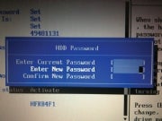 BIOS HDD (hard drive) password