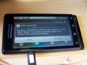Android phone with sync cable