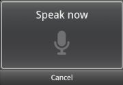 Android's voice recognition system; click for full-size image.