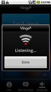 Vlingo; click for full-size image.