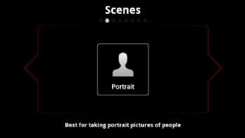The portrait setting can help reduce the depth of field. 
