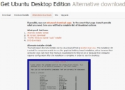 Look for this section of the Ubuntu Website to download the OS via BitTorrent.