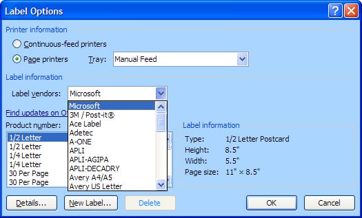 How To Print Labels Windows Vista