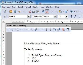 OpenOffice is among the free alternatives to Microsoft Office.