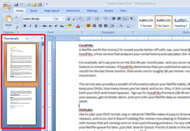 Use Thumbnails to Navigate Your Microsoft Word Documents  PCWorld