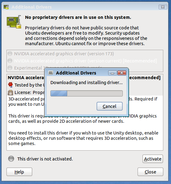 ... card and install the necessary driver in the Wubi install of Ubuntu