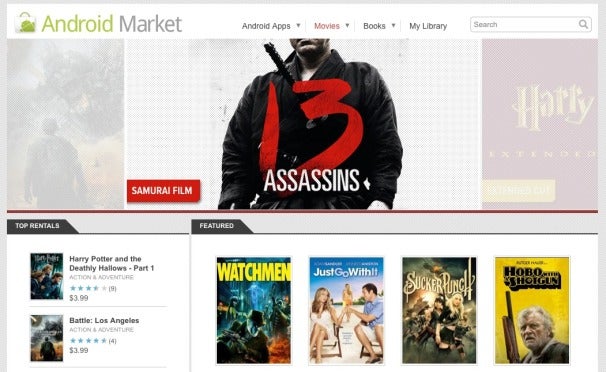 New Android Market App Brings Movies, Books to Smartphones
