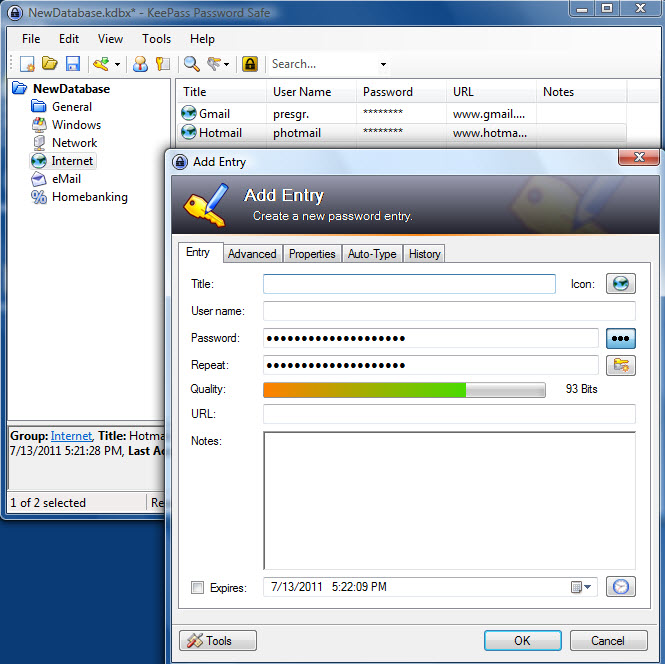 KeePass makes it simple to keep track of your passwords.