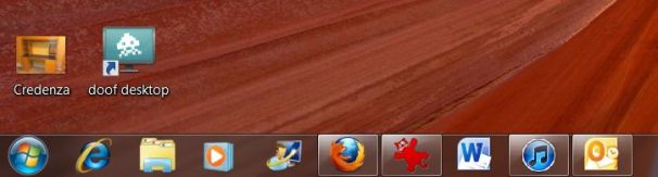 moviendo insignias de la barra de tareas al escritorio en solo Windows 7