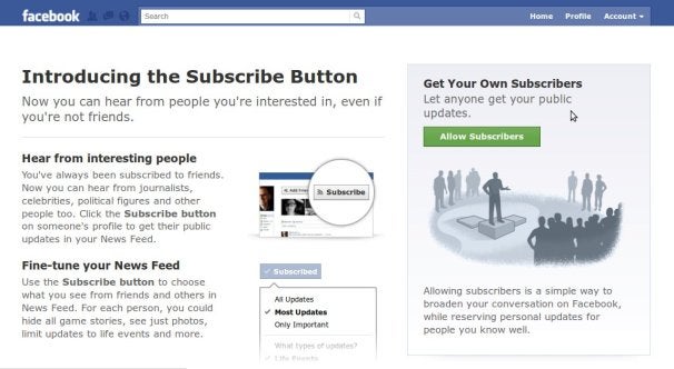 Facebook's Subscribe Button: A Getting-Started Guide