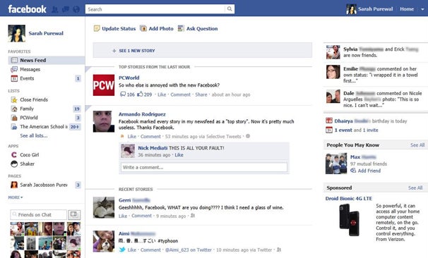 Facebook Redesigns: A Long History of Pointless Backlash
