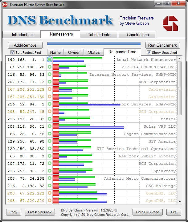 Dns Benchmark  -  10