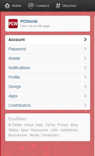 Contributors should appear at the bottom of your Settings panel.