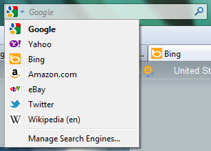 How do you change a default search engine?