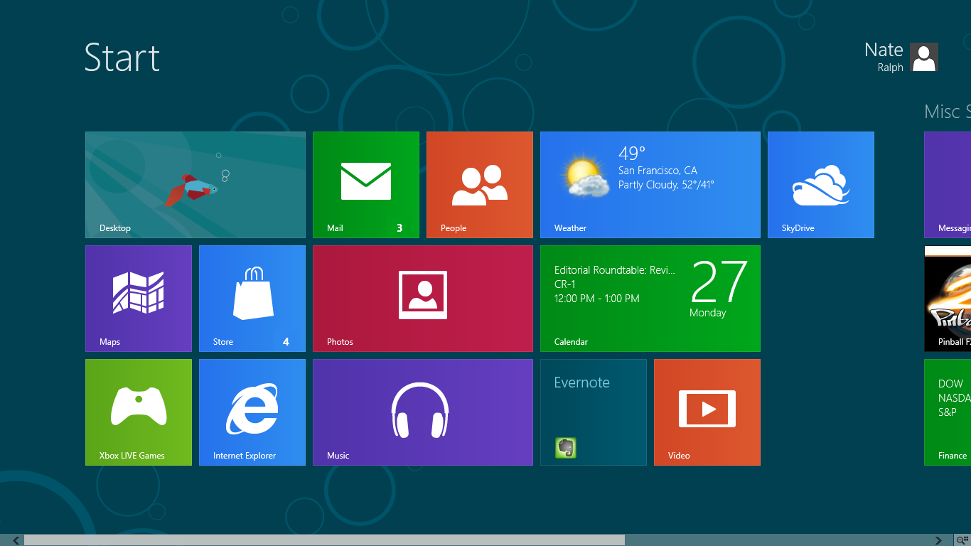 Windows 8 Metro UI