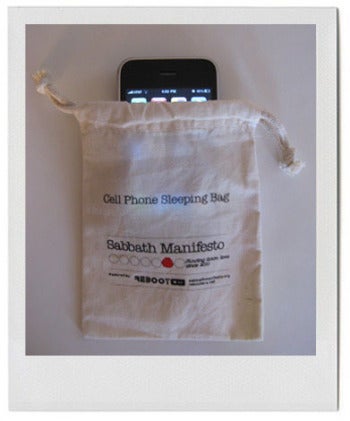 Put your phone to bed in a cell phone sleeping bag.