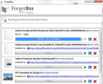 ForgetBox screenshot