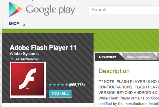 скачать flash player на андроид