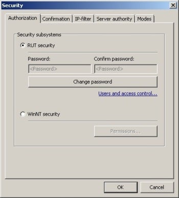 Remote Utilities Free Edition security screenshot