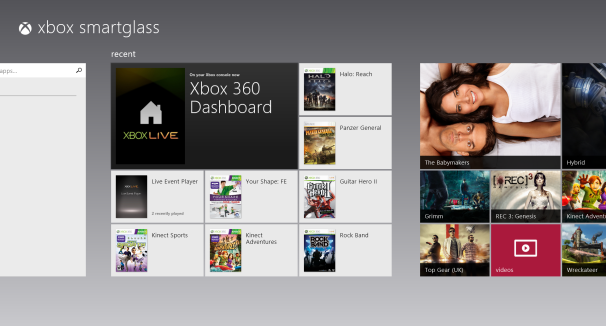 Windows 8 Xbox Smartglass