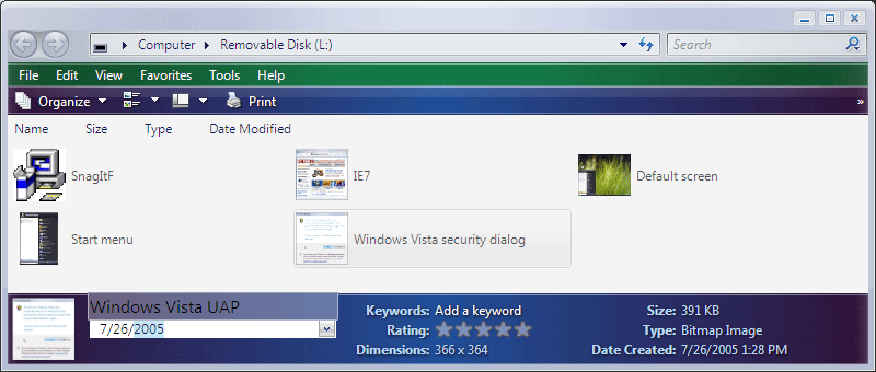 Windows Vista Search By Date Modified