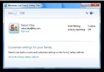 Windows Live Family Safety Filter