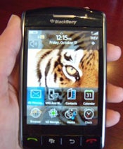 BlackBerry Storm home screen