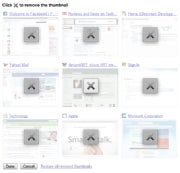 Chrome 2's thumbnails feature; click for full-size image.