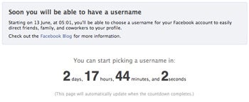 Facebook Users to Get Personalized Usernames