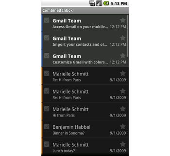 Android 2.0 Combined Inbox