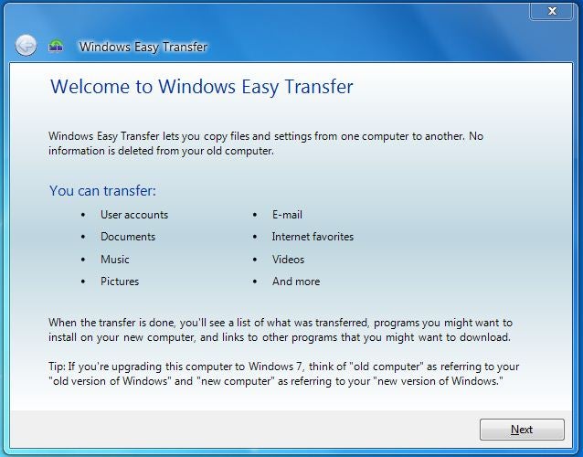 Move Windows Vista To New Computer