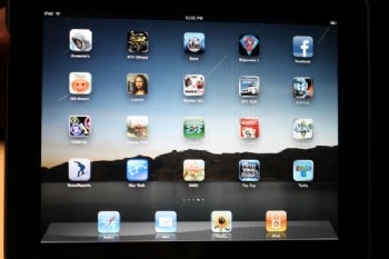 Apple iPad interface
