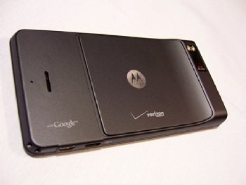 The back of the Droid X