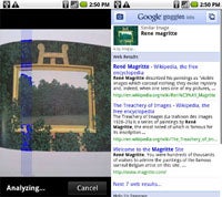 Droid X Apps: Google Goggles