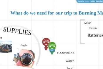 With Prezi Meeting, people can get on the same page to brainstorm, or plan a trip.