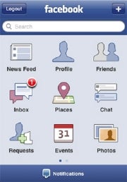 Facebook iPhone app
