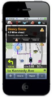 Get traffic updates in real-time from those who know best--other drivers stuck in them.