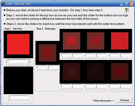 The free Monitor Calibration