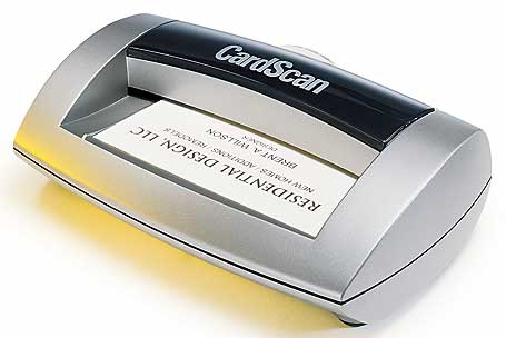 The new CardScan Executive scanner.