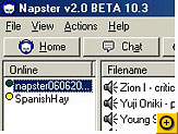 Click here for full-size image. Napster (1999)
