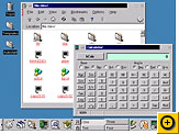 Click here for full-size image. Red Hat Linux (1994)