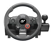 Logitech Driving Force GT game wheel.