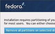 Fedora 9 dual-boot installation; click for enlarged image.