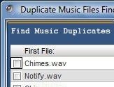 Duplicate Music Files