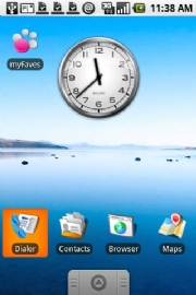 Google Android's desktop; click to view full-size image.