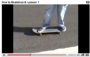 "Eslowoski's" YouTube video on skateboarding; click for full-size image.