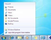 Windows 7 taskbar